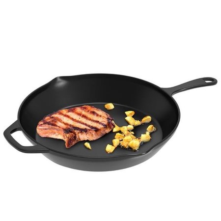 CLASSIC CUISINE Classic Cuisine 82-KIT1065 12 in. Pre-Seasoned Cast Iron Skillet 82-KIT1065